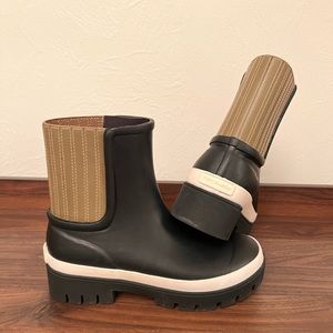 Tory Burch Hurricane Rain Boots Size 7